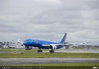 The A-350/900 airplane of ITA Airways performed its first flight in the Company’s blue livery