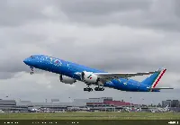 The A-350/900 airplane of ITA Airways performed its first flight in the Company’s blue livery