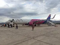 Aereo Wizz Air all'aeroporto di Comiso